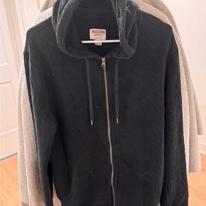 Mossimo Supply Co Black Full Zip Hoodie Sweatshirt – Size L